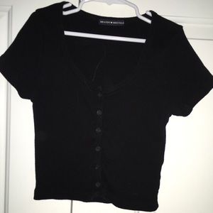 Brandy Melville black Zelly top